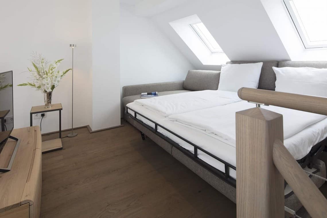 Apartment Granat2 Norderney MeerblickD21 Aparttime Galerieschlafzimmer