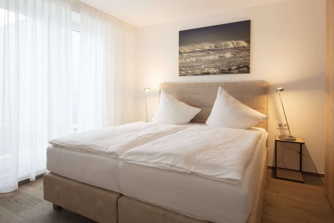Apartment Hummer1 Norderney Aparttime Schlafzimmer