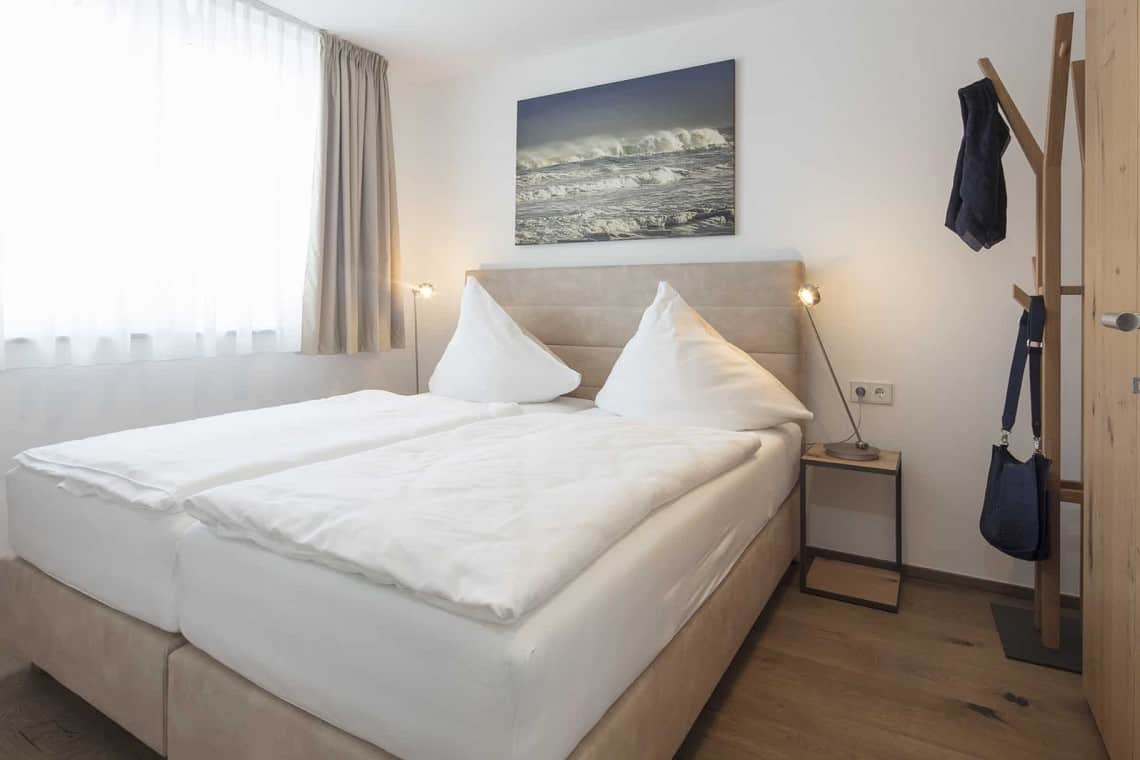 Apartment Hummer2 Norderney Aparttime Schlafzimmer