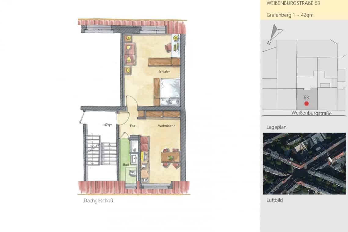 Grundriss Grafenberg 1